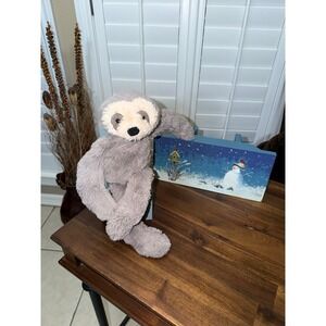 Jellycat Medium Bailey Sloth Snugglet Retired Plush Lovey Stuffed Animal